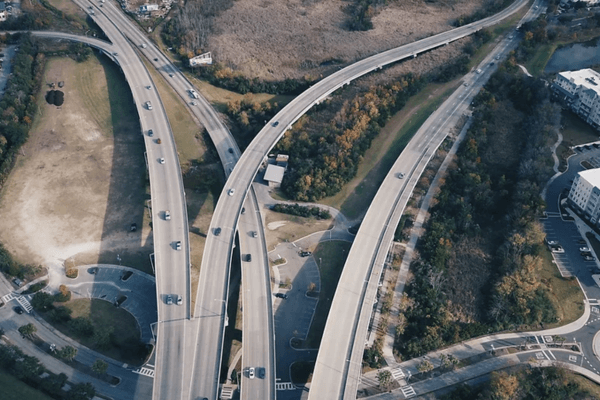 Interstate roadways